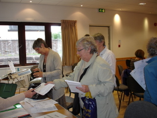 Filling out forms for Membership