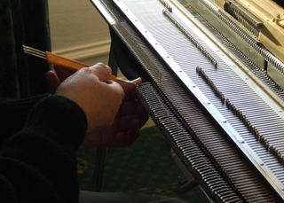 Close up of one of the machines