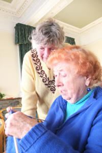 Pat Fountain and Mary Lamont