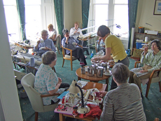 Tea Break at Oban Workshop, Feb08